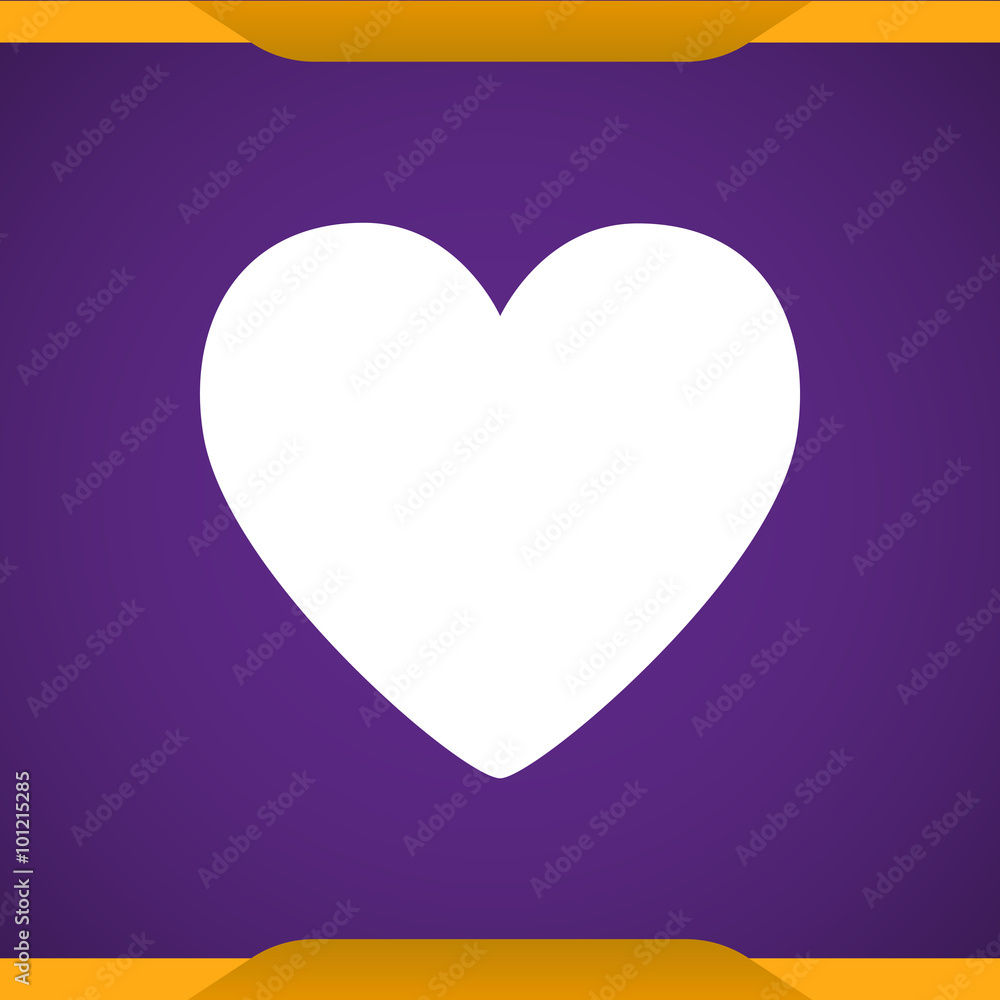 Heart sign icon