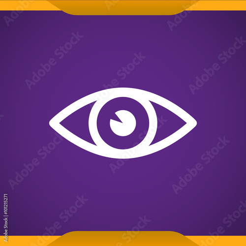 Eye sign icon