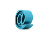 E-mail icons on White Background.