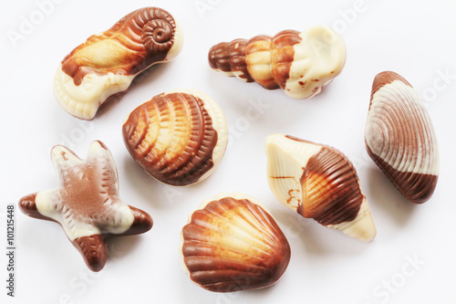 Chocolate seashells