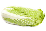 Chinese cabbage on a white background.
