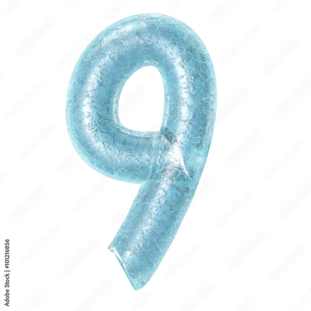 3d render illustration of ice covered alphabet 3d render illustration of ice covered alphabet