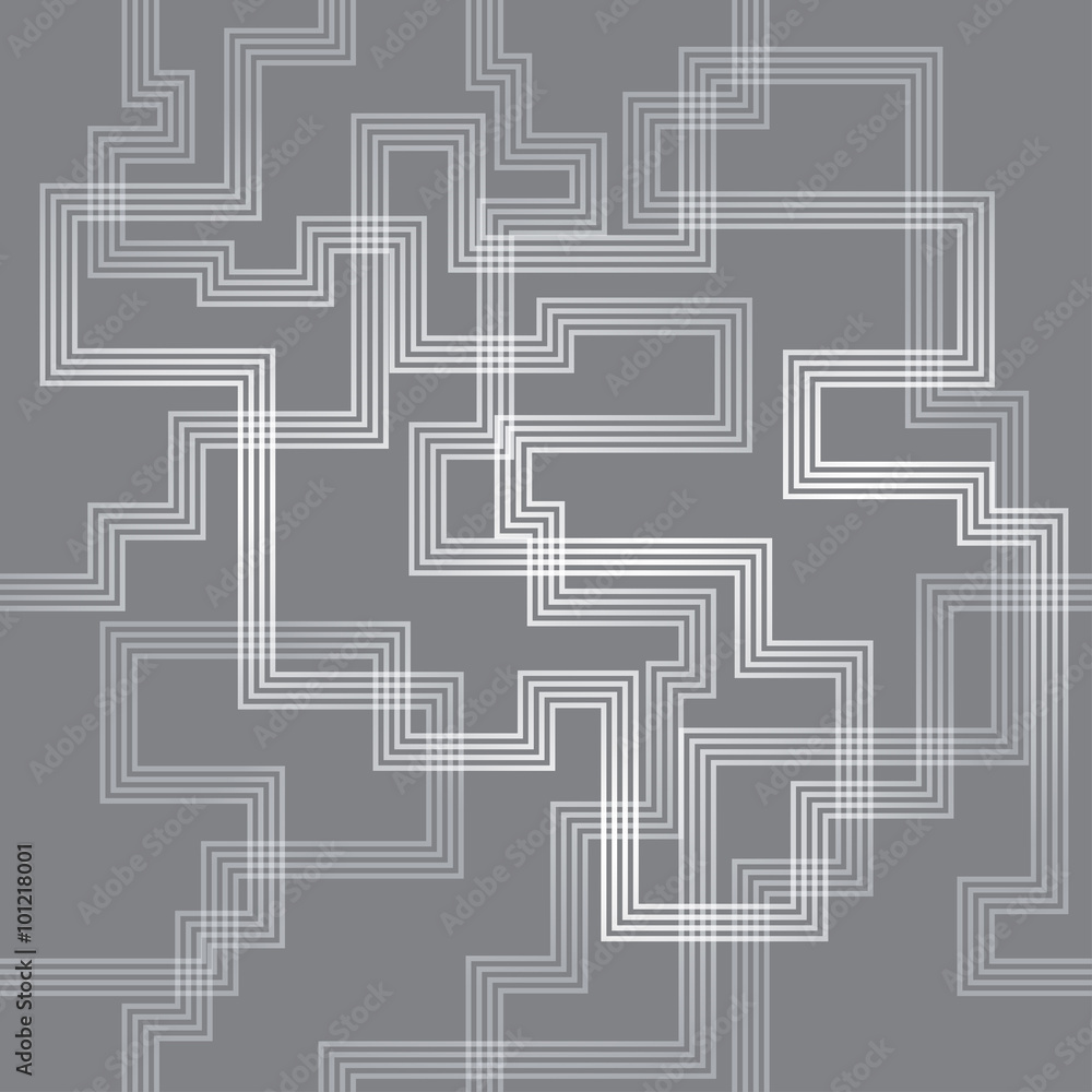 Maze Line Seamless Pattern Background