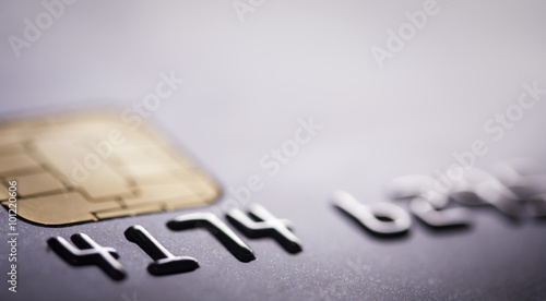 chip credit card (shallow depth of field)