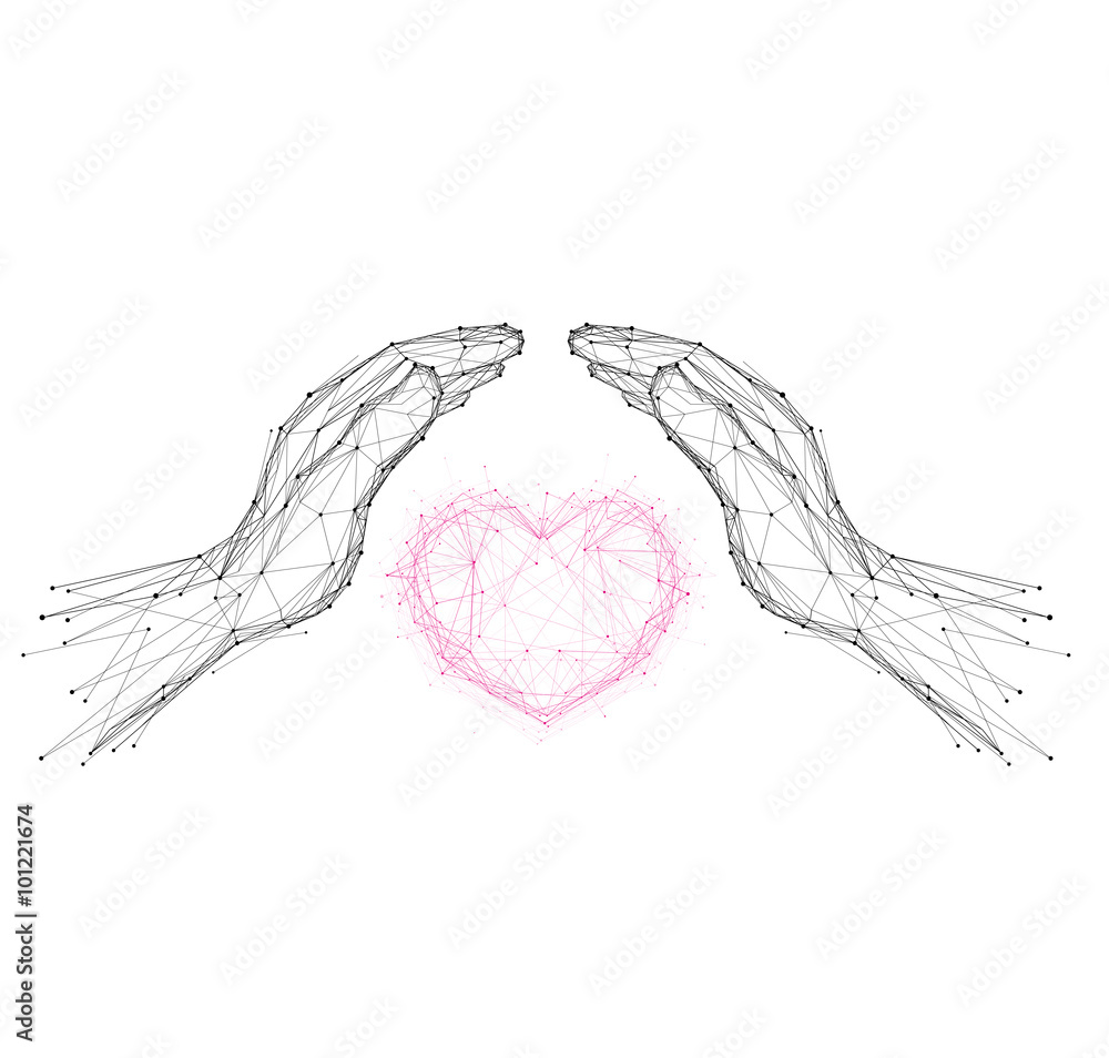 Obraz premium Save love icon.