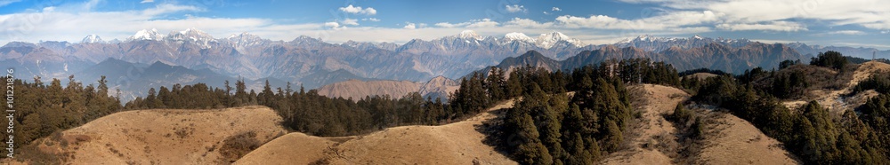 Panoramic view from Khaptad national park