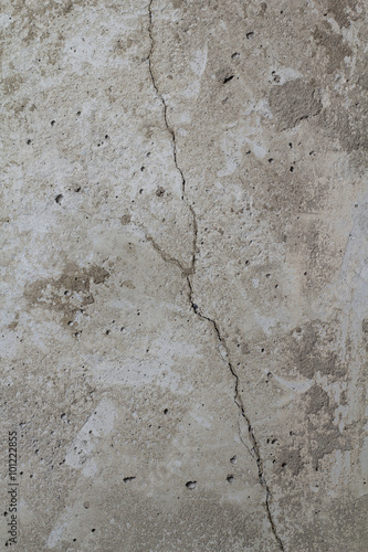 damaged concrete wall