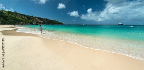 Fototapeta Naklejka Na Ścianę i Meble -  Sandy Ground beach, Anguilla