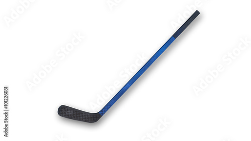 Hockey stick, sports equipment isolated on white background