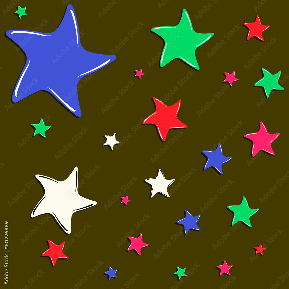 colorful funky stars colorful funky stars