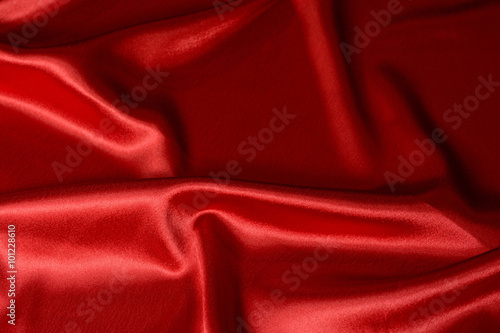 Red satin silk cloth