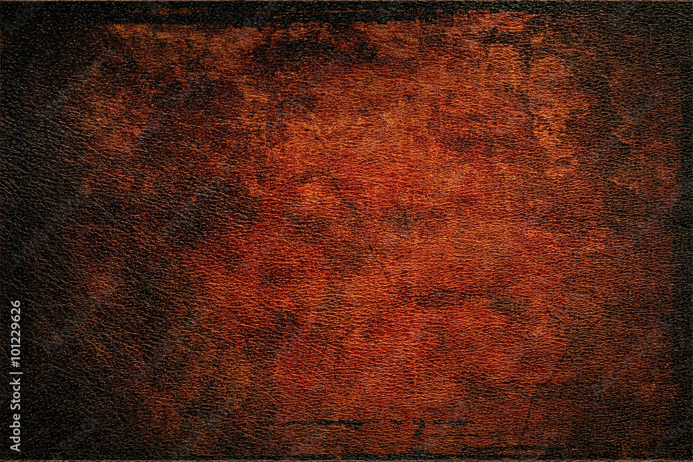background old brown leather texture closeup - obrazy, fototapety, plakaty 