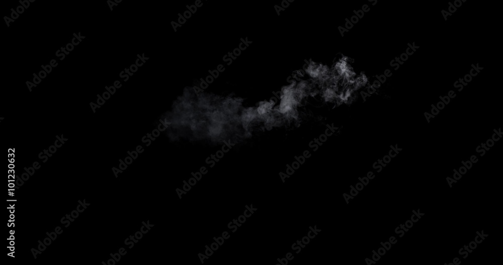 Smoke - 4K - long. Full (no side-cut) smoke cloud over a black background. Totally disappearing. 120 fps Real shot Smoke - 4K - long. Full (no side-cut) smoke cloud over a black background. Totally disappearing. 120 fps Real shot
