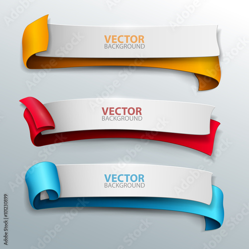 Vector banners set.