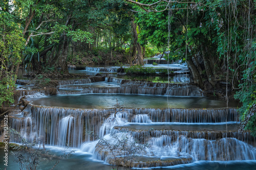 Huay Mae Kamin waterfall: Located at Kanchanaburi province, Thailand