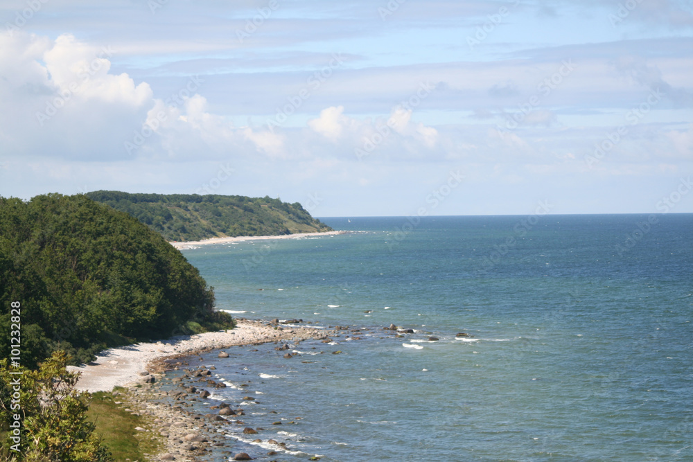 Fototapeta premium Steilküste auf Rügen, Ostsee