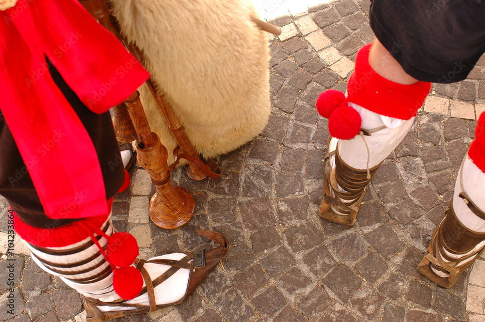 Obraz premium Festa della zampogna scapoli isernia