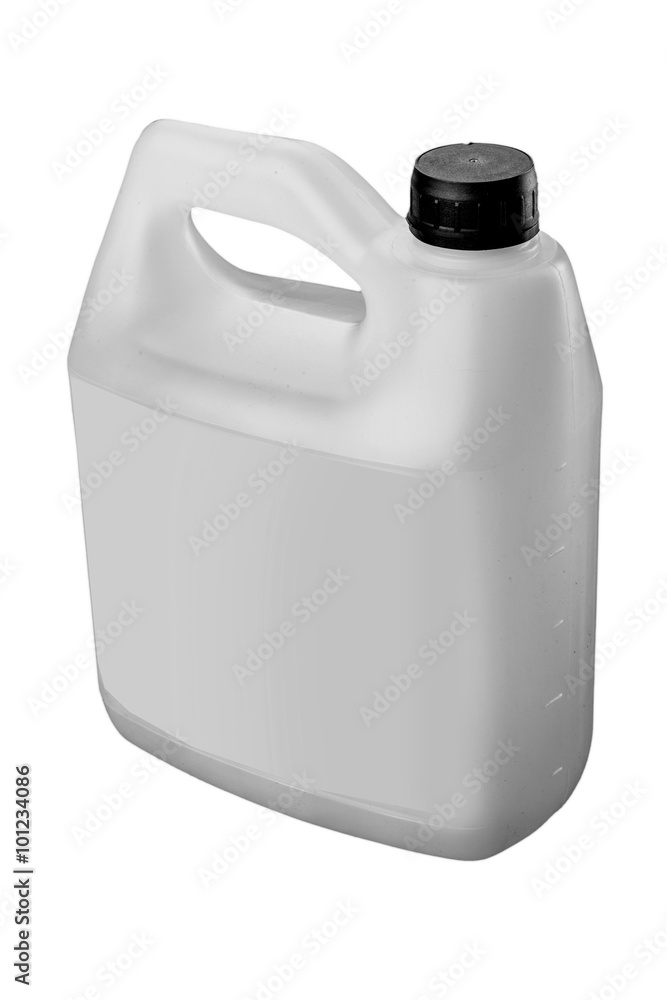 plastic jerrycan isolated on white background.
plastic jerrycan isolated on white background.