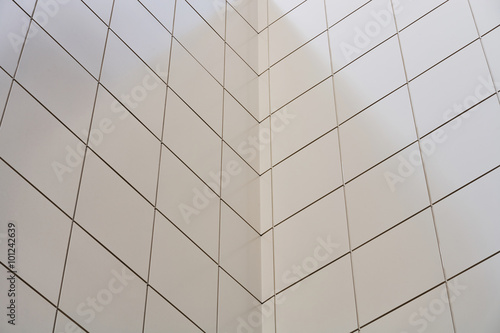 The walls of a skyscraper