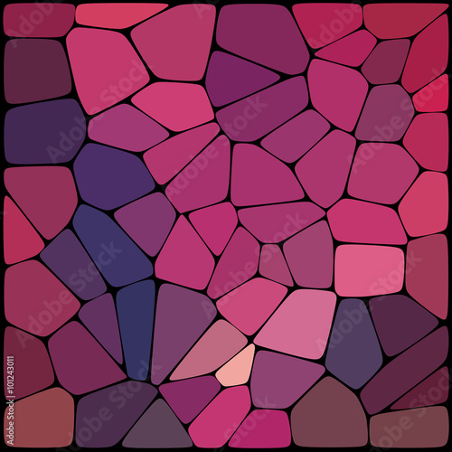 Abstract mosaic pattern consisting of geometric elements 