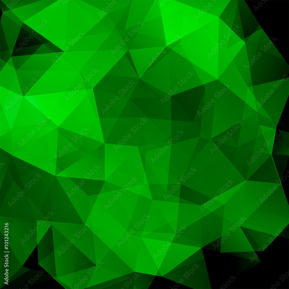 Abstract geometric style green background. Abstract geometric style green background.
