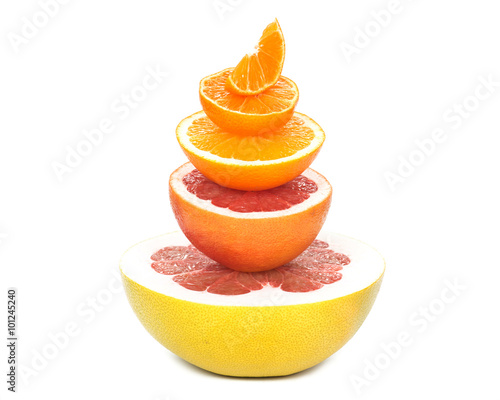  Pomelo, grapefruit, orange, tangerine