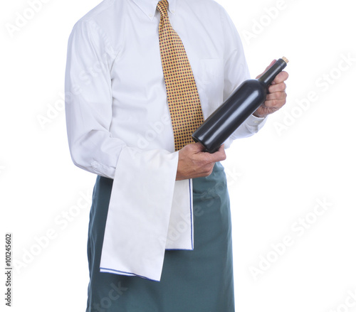 Waiter with Bottle of Wine
