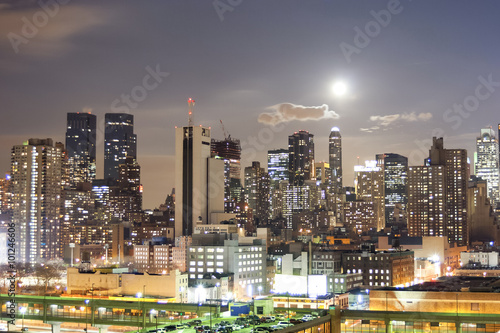 Midtown Manhattan at night photo