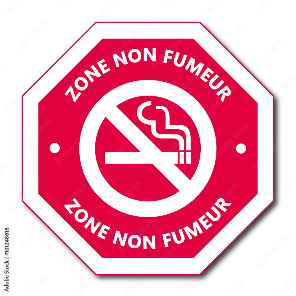Logo zone non fumeur. Logo zone non fumeur.