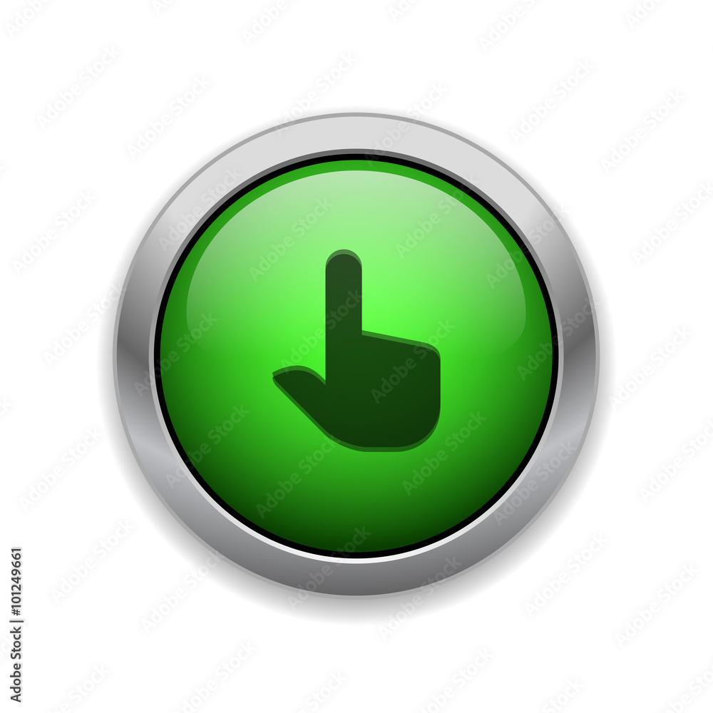 Green Glowing App Web Button Green Glowing App Web Button