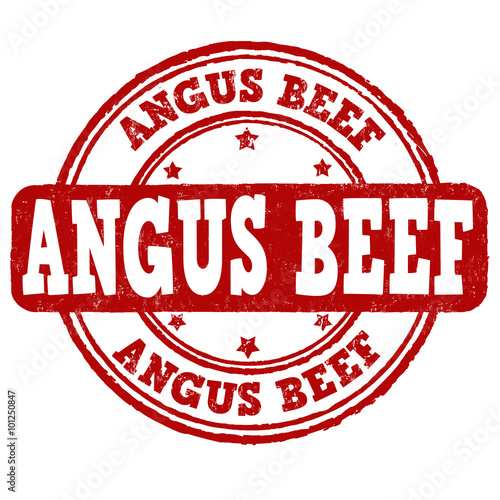 Angus beef stamp