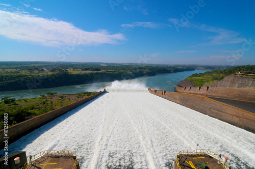 Itaipu hydroelectric Dam on the Paraná River  photo