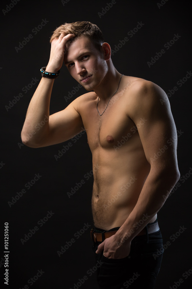 Guy in a black studio Guy in a black studio