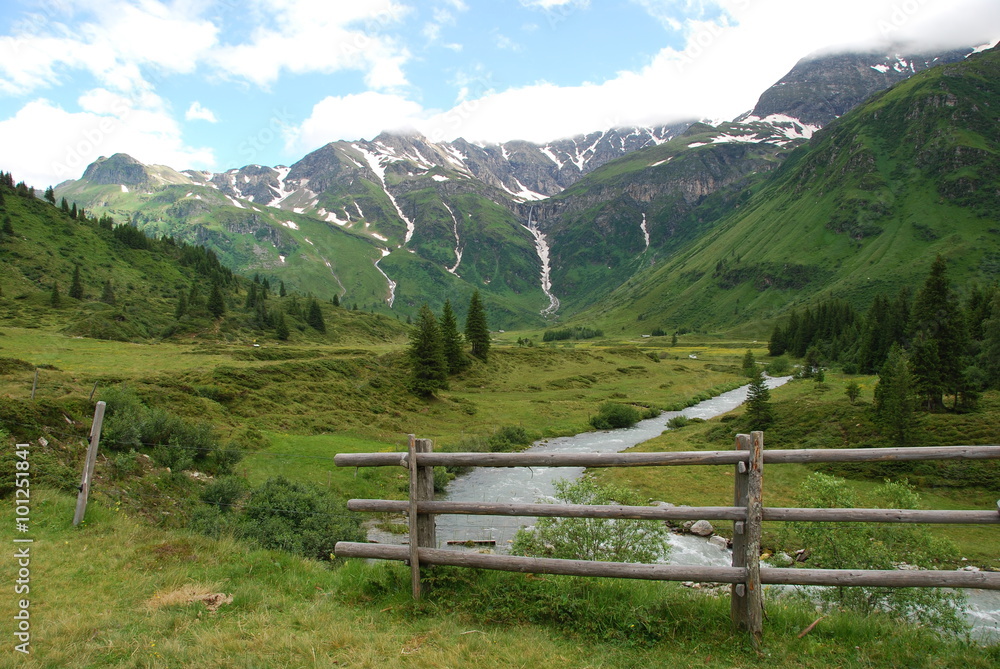 Austrian Alps in summer