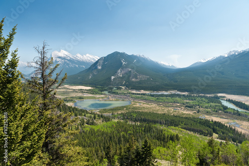 hiking trail of Cory Pass and Bow Valley, Banff, Alberta