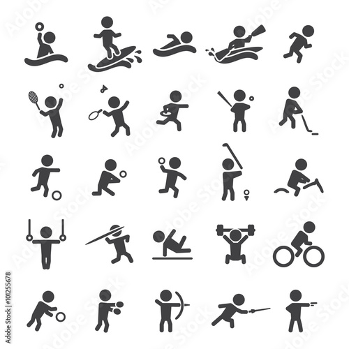 Sports icon set