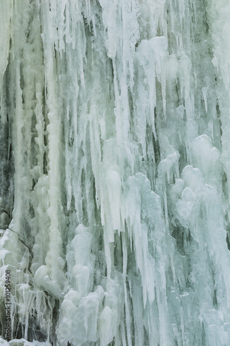 Winter View of Indian Falls in Owen Sound Ontario © Chris Gardiner