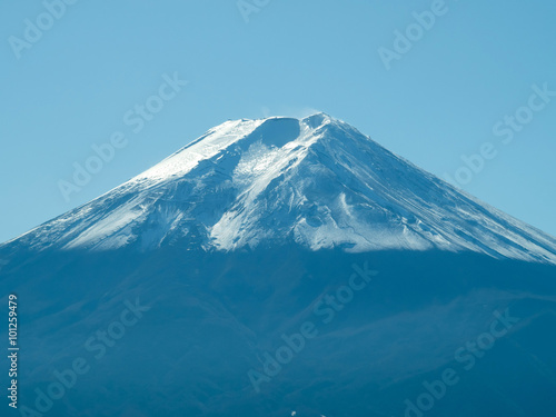 Snow top of Fuji mountain