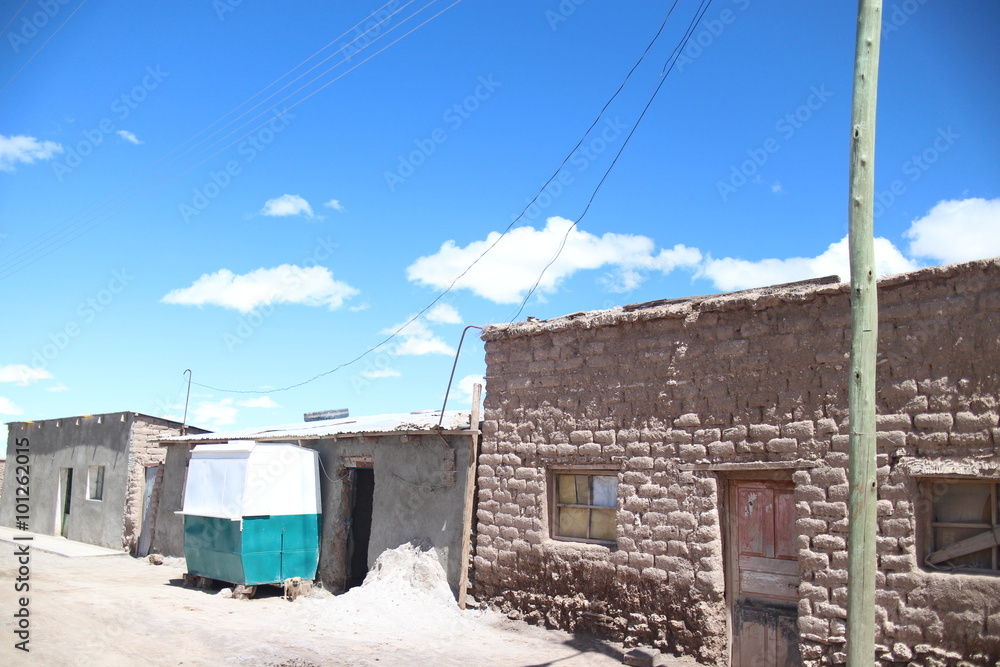 ウユニの街並み