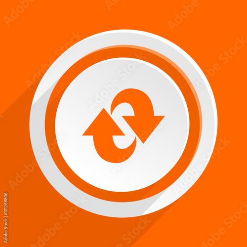  orange vector web icon