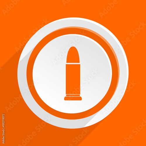 orange flat vector icon