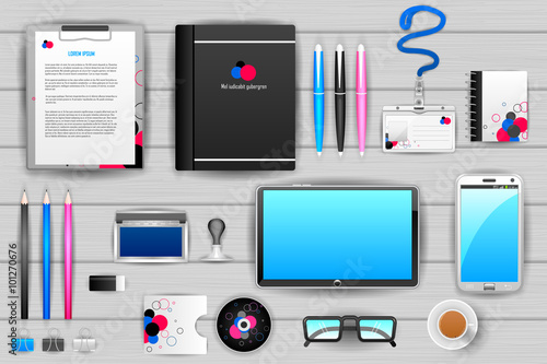 Corporate Identity branding mockup for business stationery
