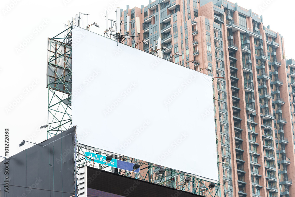 Obraz premium Blank bill board for advertising