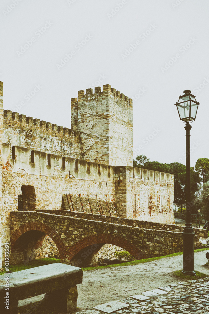 Fototapeta premium san jorge castle in lisbon