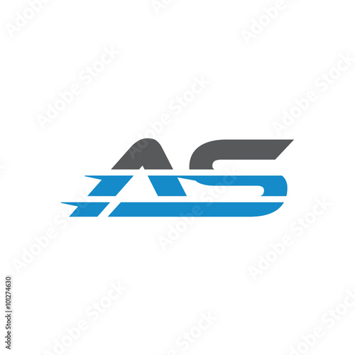 Simple Modern Dynamic Letter Initial Logo as