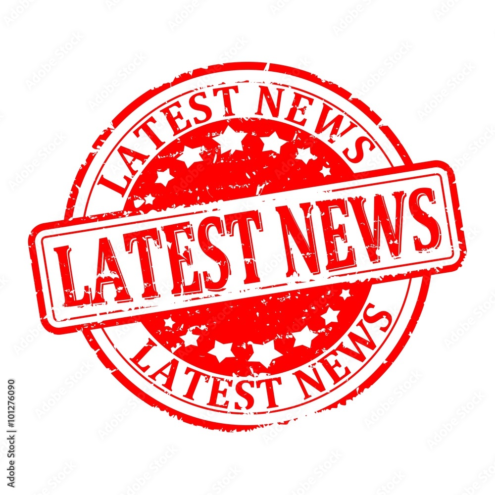 Damaged round stamped - Latest news - vector eps Damaged round stamped - Latest news - vector eps