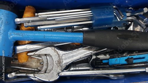 Engineering Equipment in tooling box