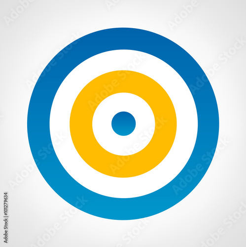 Target Icon. Vector Illustration