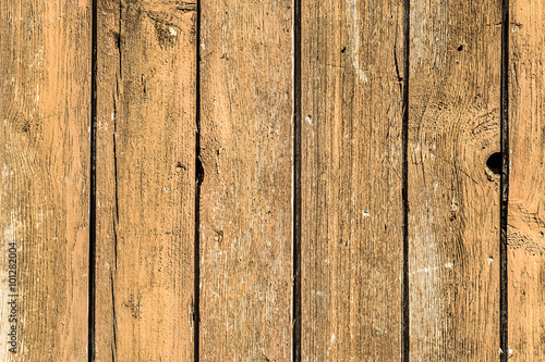 Vintage wood texture background, painted planks.