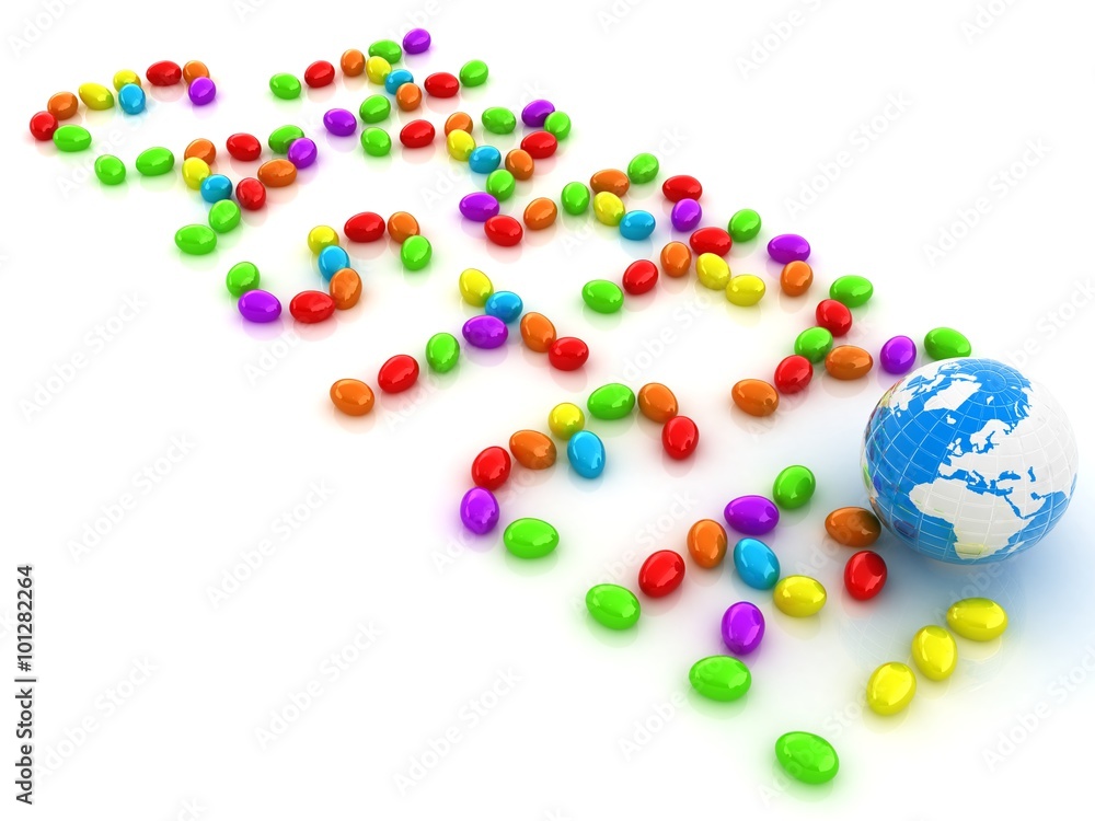 Easter eggs as a Easter eggs as a